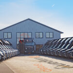 Wagenpark met vcompany groep logo